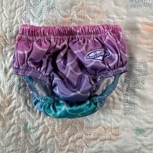 SwimWays Toddler Swim Diaper Reusable 24 Months Mermaid Swim Bottoms